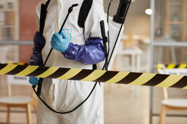 Professional Sewage Cleanup technician working in Sumner, IA